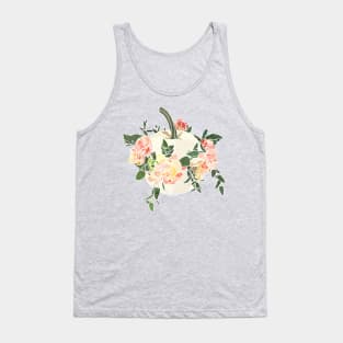 Floral Pumpkin Tank Top